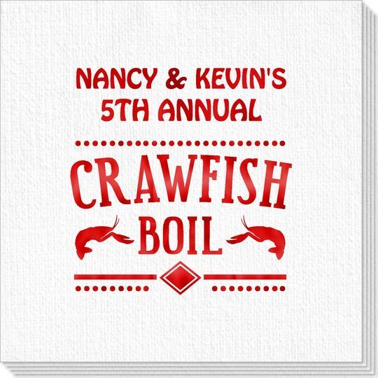 Crawfish Boil Deville Napkins
